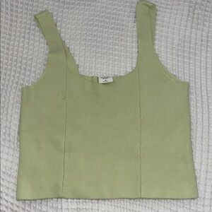 Abercrombie & Fitch Light Green Tank Top